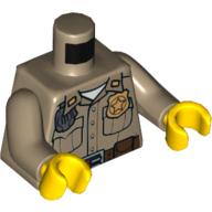 Lego tělo, tmavě béžová (6032013, 4651201)